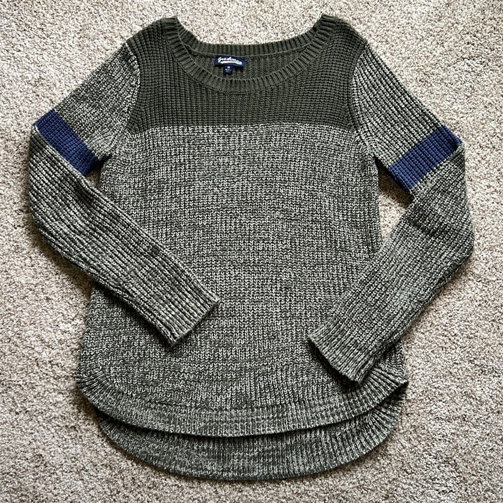 Cozy Green and Blue Sweater